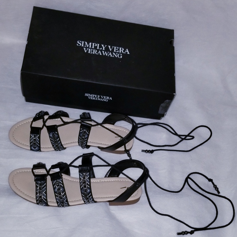 Lace-up Strappy Vera Wang Sandals